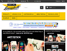 Tablet Screenshot of decalspecialists.com.au